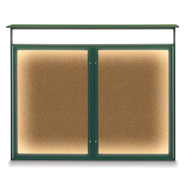 Open Faced Traditional Rounded Corkboard
